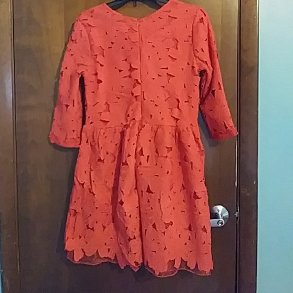Arrogant Cat Red Dress Size 12/L - Picture 4 of 8
